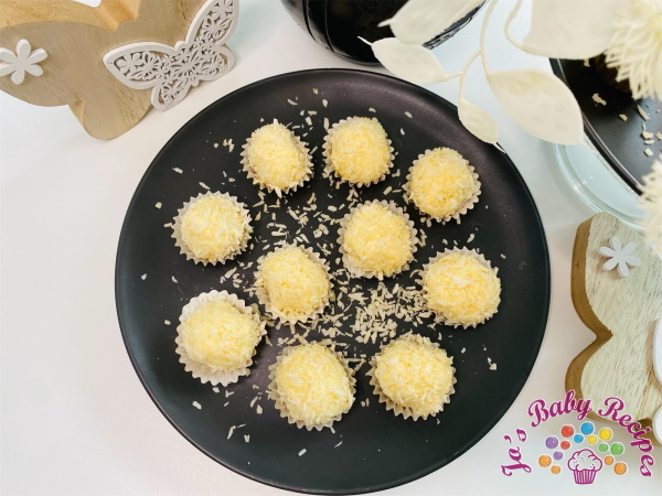 Candy Raffaello without baking for babies